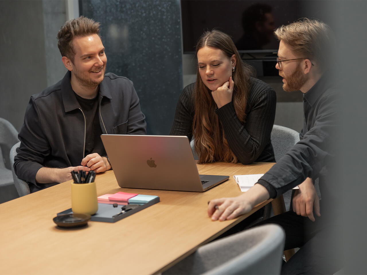 People watching a webinar