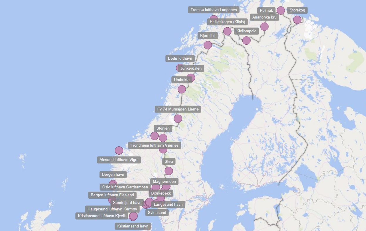 TeststasjonerVedGrenseoverganger